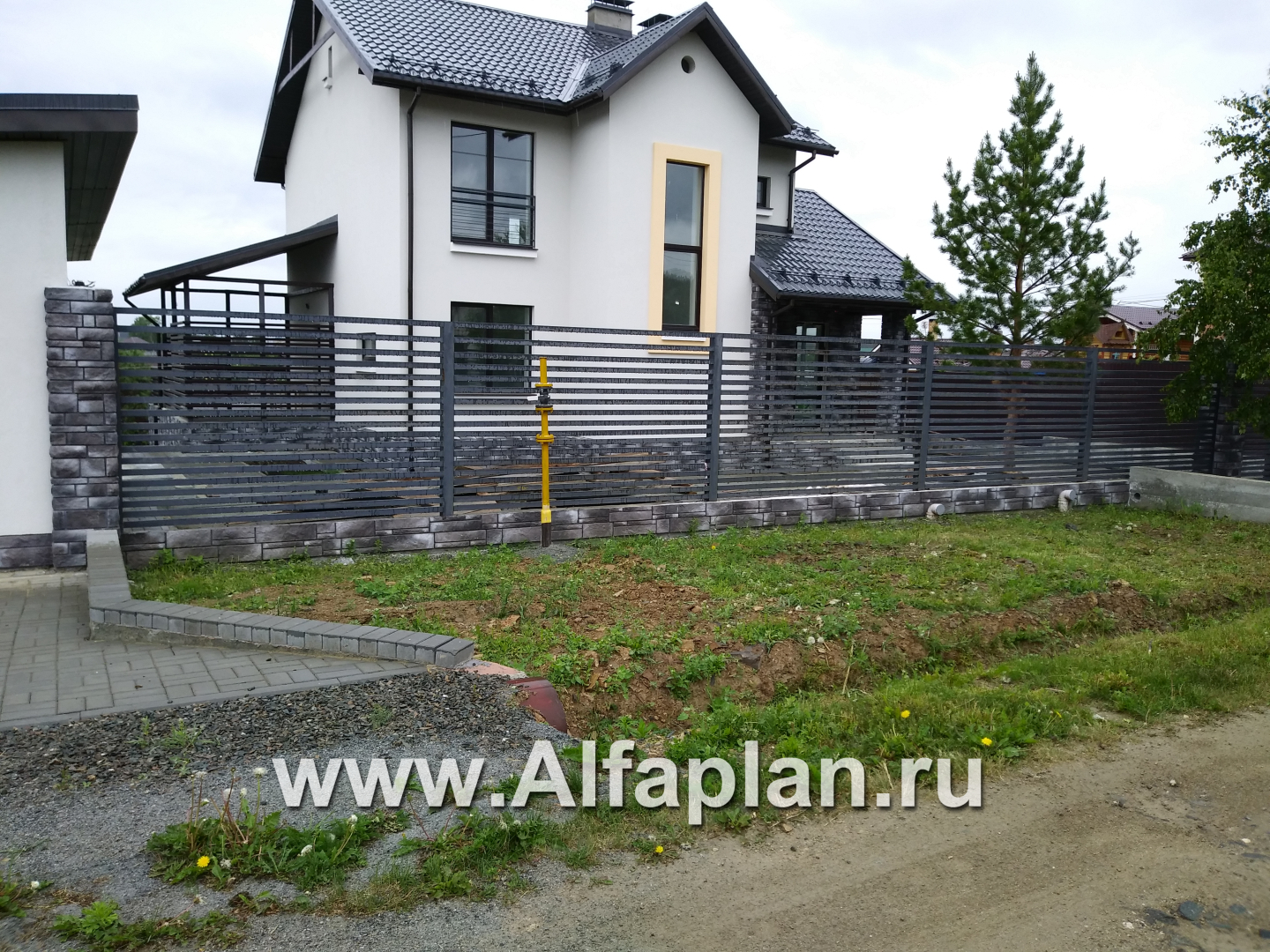 Проекты домов Альфаплан - «Скандинавия» - современный дом с удобным планом - дополнительное изображение №4
