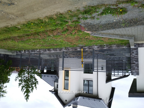 Проекты домов Альфаплан - «Скандинавия» - современный дом с удобным планом - превью дополнительного изображения №4