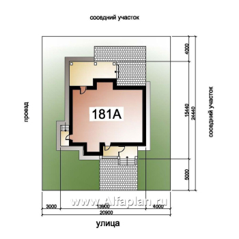 Проекты домов Альфаплан - «Грюневальд»- шале с удобным и рациональным планом - превью дополнительного изображения №5